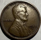 1922 D Lincoln Wheat Penny Cent VF - #2145
