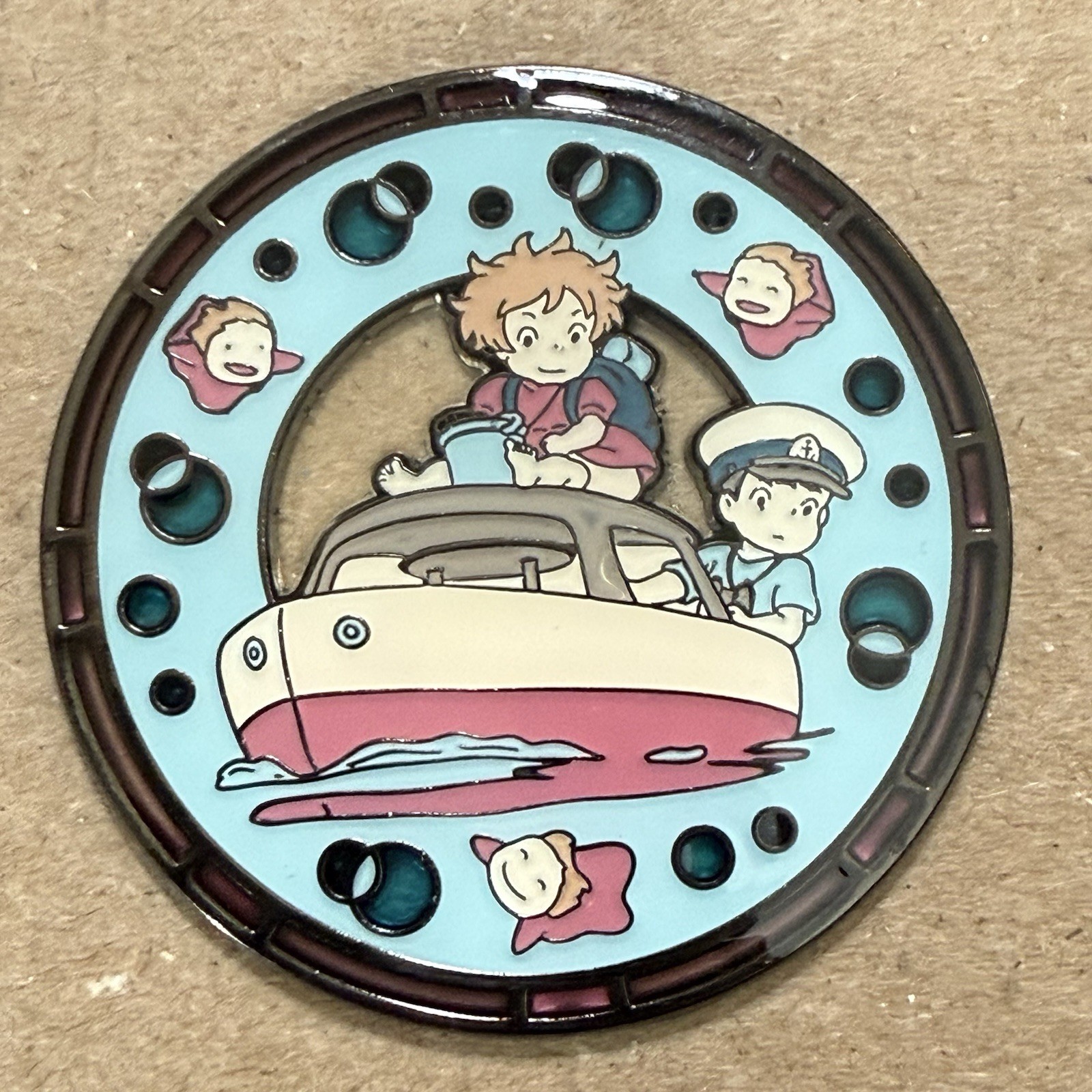 Loungefly Studio Ghibli Ponyo Stained Glass Blind Box Enamel Pin