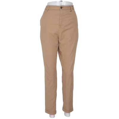 Zara, Chino, Größe: L, Beige, Einfarbig, Damen #Rjs