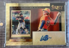 2024 Panini Select Gold Vinyl Prizm Luis Baez Astros Auto Diamond Action 1/1
