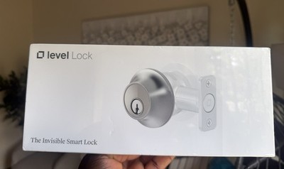 Level Lock The Invisible Smart Lock Deadbolt  in black finish
