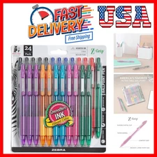 Ultimate 24-Pack of Z-Grip Ballpoint Pens - Assorted Colors, Smooth Writing!