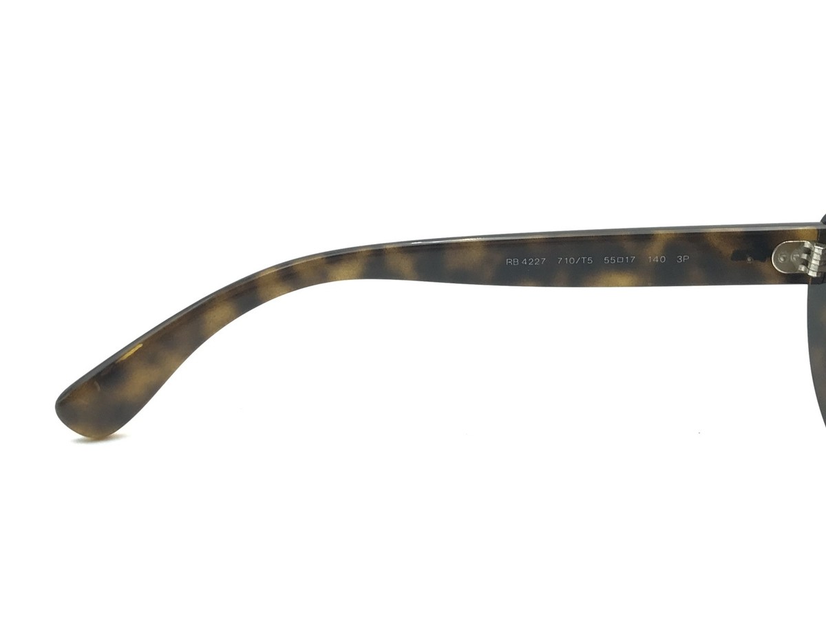 Ray-Ban RB 4227 710/T5 Polarized Tortoise Cat Eye Sunglasses Brown