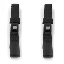 Ford Maverick 1971-1977 Standard 2pt Black Lap Bucket Seat Belt Kit - 2 Belts 