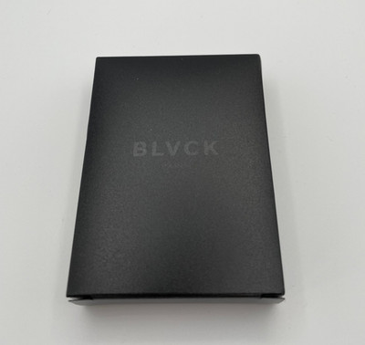 Blvck Paris Pokerkarten / Playing Cards   All Black   Matt Schwarz   Luxus Karte