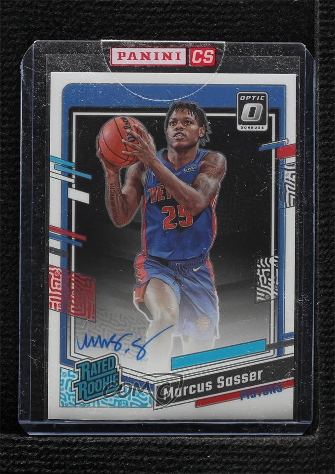 2023-24 Panini Donruss Optic Rated Rookie Signatures Marcus Sasser #258 Auto v9t