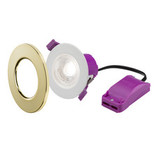 RenuLED 6W IP65 Fire-Rated LED Downlight Fixed Bezels CCT WARM COOL DAYLIGHT