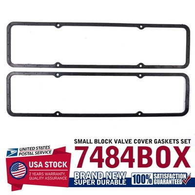 Valve Cover Gasket Small Block For Chevy Steel 4.3L 5.0L 5.7L 7484BOX OE Replace