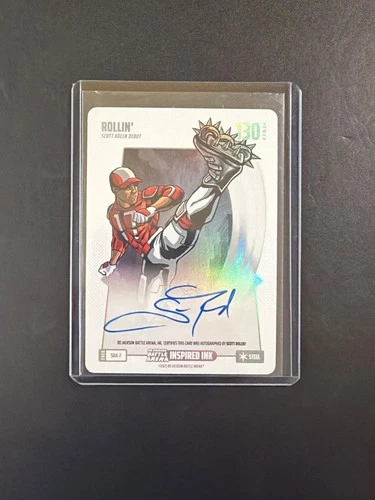 Rollin\' Auto Scott Rolen Bo Jackson Battle Arena Inspired Ink SRA-7 2026 Foil