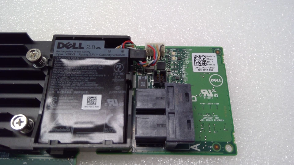 Dell PERC H740P RAID 8GB Cache 12Gb/s PCI-e 3.0 x8 0DPNHJ DPNHJ 3JH35 1M71J - Image 4 of 4