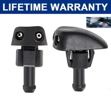 2Pcs/set Car Front Windshield Water Spray Wiper Nozzle Accessories Universal