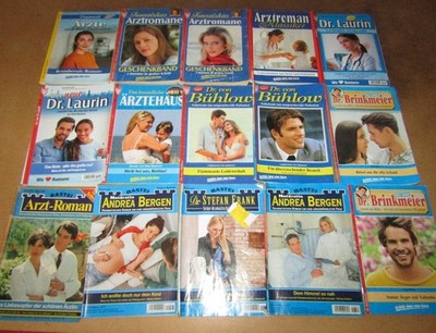 25 Arztromane, 5x 3er Sammelausgabe 10 Romanhefte, Mix beliebter Serien - bk215