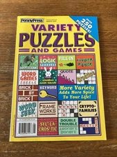 Penny Press Family Variety Puzzles Games Magazine August 2025