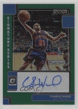 2022-23 Panini Donruss Optic Signature Series Green Prizm Charlie Ward Auto 0ad