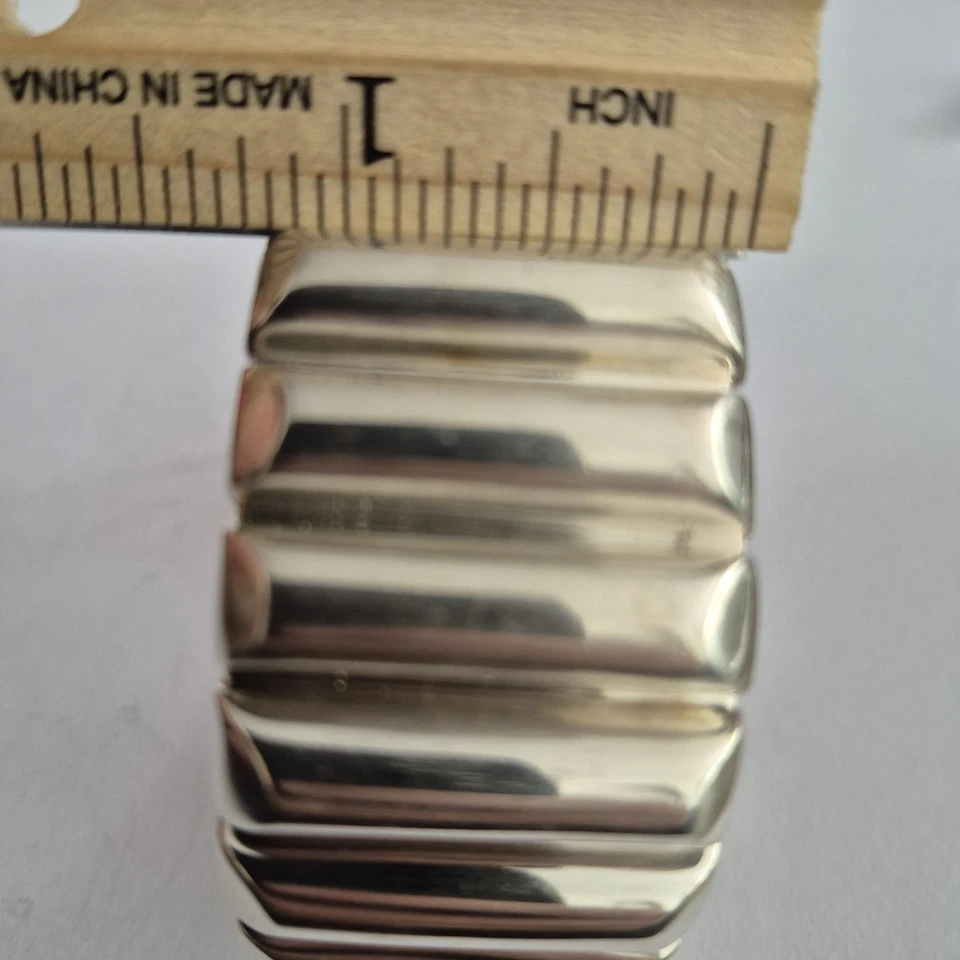 Brazalete Brazalete Calvin Clein Plata de Ley 7" Largo 99g Peso  Foto 3 de 4