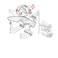 Originale MotoraufhäNgung Fiat Punto 7755622 Oe/Oem