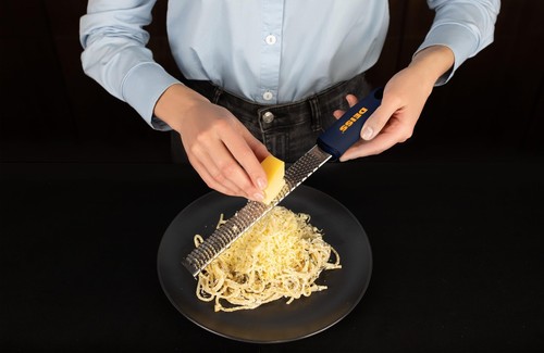 PRO Citrus Zester & Cheese Grater - Parmesan Cheese Lemon, Ginger, Garlic, Nu... - Picture 5 of 6
