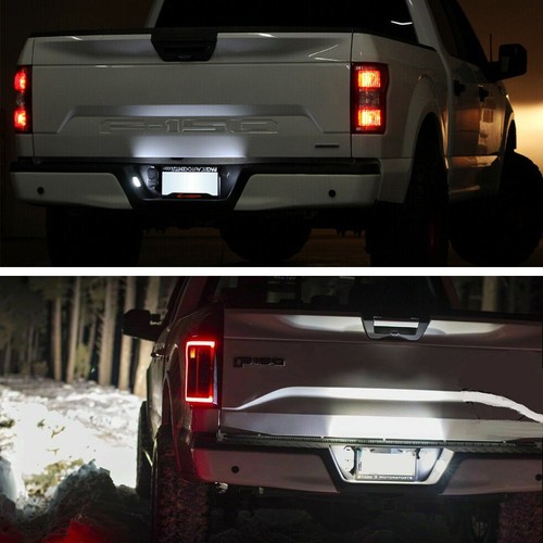 2PCS White LED License Plate Rear Bumper Tag Lights 15-21 Ford F-150 F150 Pickup - Picture 13 of 13