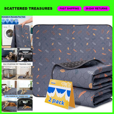 Washable Dog Pee Pads, Reusable Puppy Training Pads for Playpen - 2 Pack