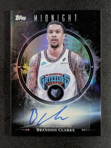 2025-26 Topps Midnight BRANDON CLARKE 35/75 Auto Dusk #MO-BC