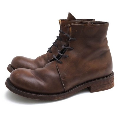 Used 10sei0otto Lace-Up Boots Vintage Leather Sole Play Mens Size EU37