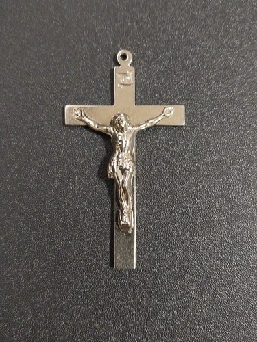 Vtg INRI Catholic Cross Charm Pendant NM