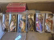 Regency Fine Arts Porcelain Dolls- All 6 Henry Viii Wives