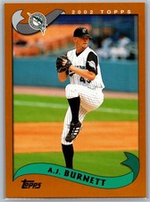 2002 Topps #546 A.J. Burnett Base Marlins