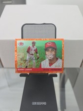 2025 Topps Chrome Platinum-Barry Larkin #451 Orange Toile Numbered /25