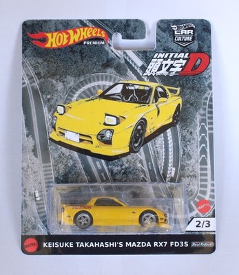 Initial D - Keiisuke's Mazda RX7 FD3S on Custom Card - Hot Wheels