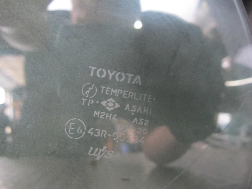 95-97 TOYOTA CELSIOR LEXUS LS400 UCF20 PORTA TRASEIRA ESQUERDA JANELA DE VIDRO FABRICANTE DE EQUIPAMENTO ORIGINAL - Imagem 3 de 4
