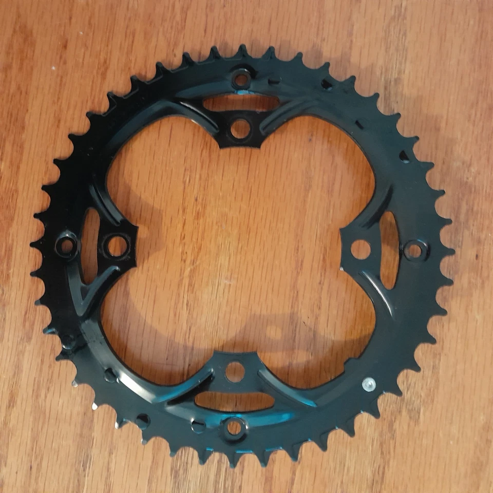 New Truvativ SRAM 44t Steel Ramped Chainring Chain Ring 104 BCD 4 Hole Black - Image 2 of 2