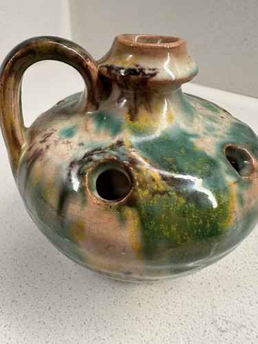 vintage flower Frog Art pottery - Picture 6 of 11