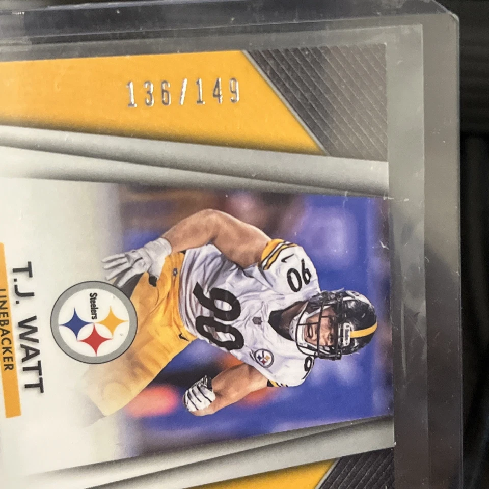 Tj Watt 2017 Prizm Rookie Wave /149 - Image 3 of 3