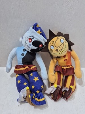 Moondrop and Sundrop FNAF Plush Lot Security Breach Clown Five Nights Freddys