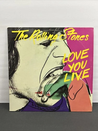 ROLLING STONES LOVE YOU LIVE 1977 ROLLING STONES RECORDS 2XLP COC29001 VINYL EX