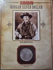 A 1880 Morgan Silver Dollar Coin & Stamp Jim Bridger