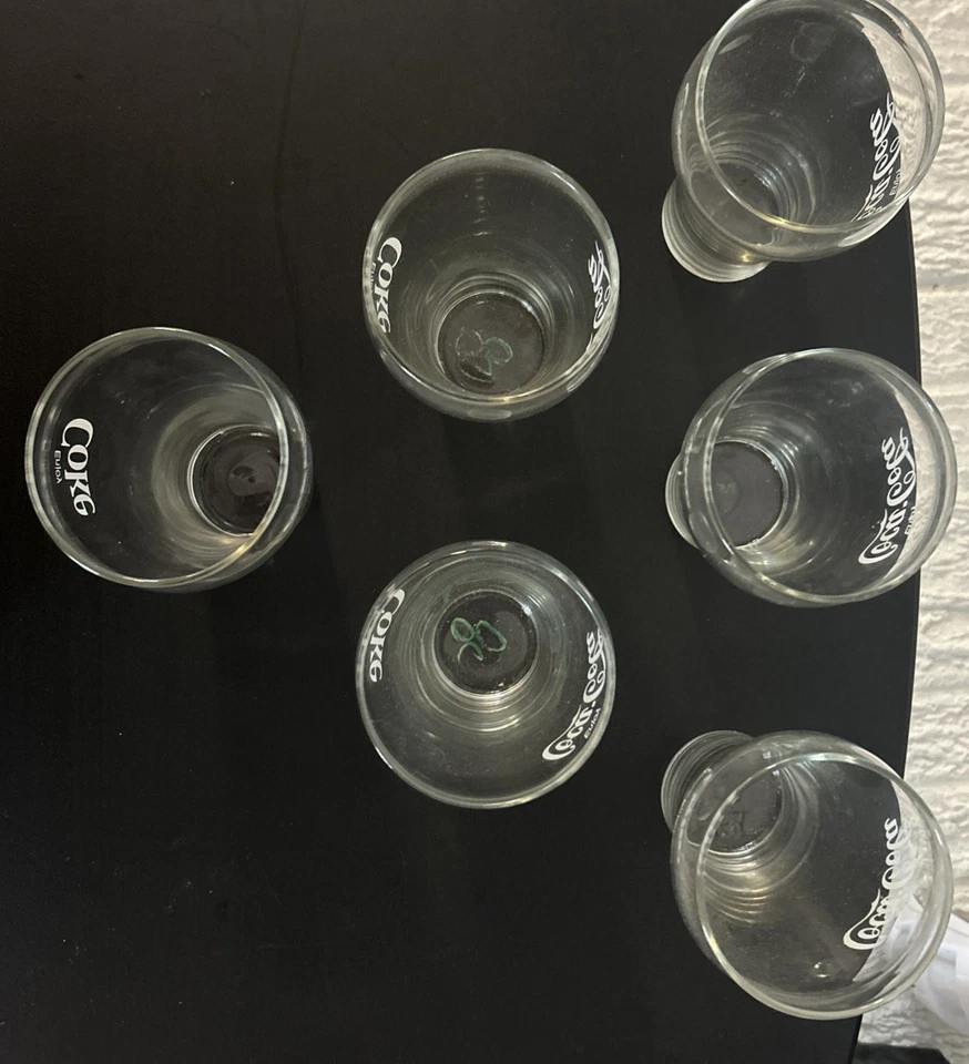 Juego de 6 vasos Coca Cola Libbey forma campana 16 OZ 6 pulgadas Foto 3 de 4