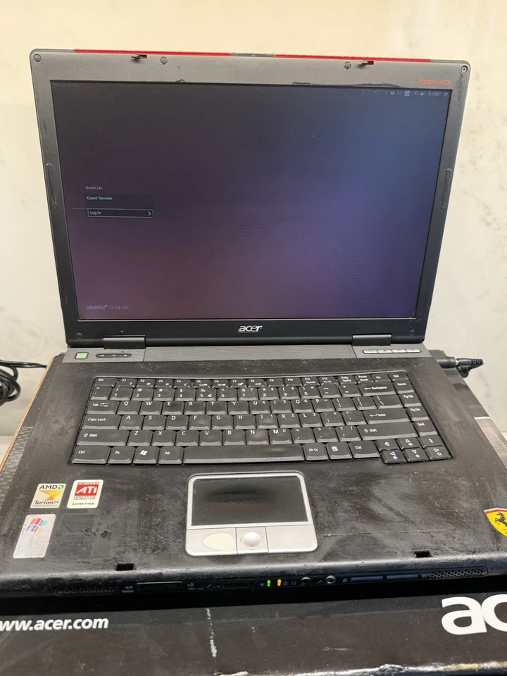 Acer Ferrari 4000 Laptop / Microsoft XP Professional. (Please Read) - Image 2 of 4