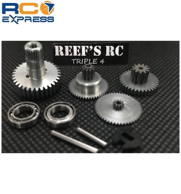 Reefs RC 444 Servo Gear Set W/ Dual Bearings SEHREEFS07