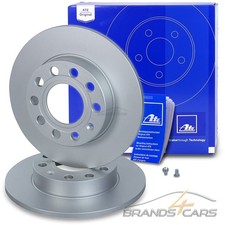 ATE 2x BREMSSCHEIBE VOLL Ø245 HINTEN FÜR SEAT EXEO 3R +ST BJ 08-13