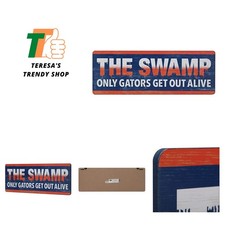 University of Florida The Swamp Slogan Wood Wall Decor - Large Florida Gators...