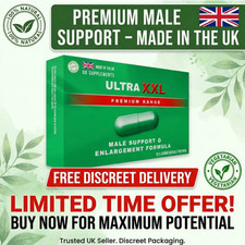 10 x 400mg Ultra XXL Premium Male Vitality capsules  -  100% Natural, made in UK