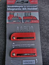 MAGNETIC Bit Holder - Milwaukee M18 Drill or Driver - 5 Slot Drill Bit Organizer