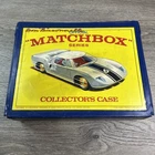 1968 Lesney Matchbox Series Car Collector's Case Blue Yellow England