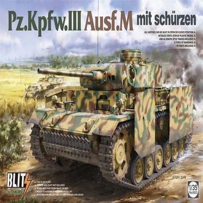 TAKOM 8002 1/35 Pz.Kpfw.III Ausf.M mit schurzen BLITS BY TAKOM