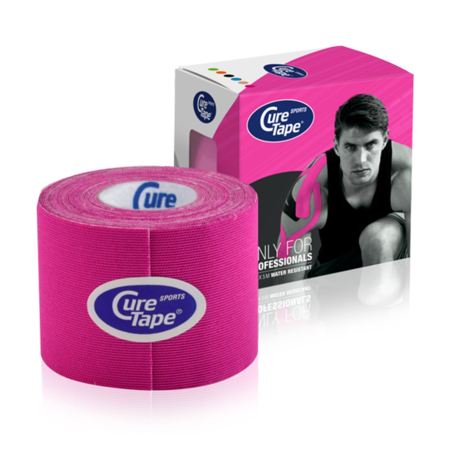 CureTape Sports Kinesiology Tape: 2 in. x 16.5 ft. (Pink)