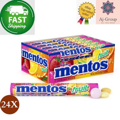 24er Pack X Mentos Chewy Candy Fruchtgeschmack Halal (29 Gramm)  SCHNELLER VE...