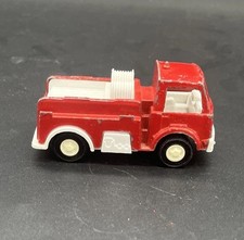 Vintage Tootsie Toy Fire Truck Engine Red Metal 1970s Truck - Nice