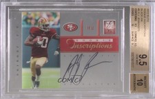 2012 Elite Rookie Inscriptions Black Ink AJ Jenkins #9 BGS 9.5 GEM MINT Auto 0l2